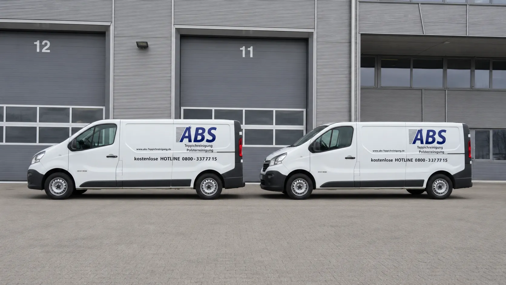 Fahrzeugflotte von ABS Teppichreinigung